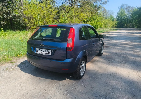 Ford Fiesta cena 6200 przebieg: 190500, rok produkcji 2005 z Warszawa małe 596